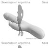 Vibrador con estimulador de clitoris blanco